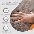 thumbnail image 3 of Firefly Hope 3-Piece Bathroom Rug Set, Soft Plush Water Absorbent Bath Mats, Non-Slip Machine Washable Floor Mats for Bathroom & Tub, Red, 3 of 5