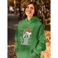 thumbnail image 2 of Christmas Kitten Hoodie Women -Smartprints Designs, Female Small, 2 of 4