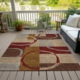thumbnail image 6 of Addison Rugs Chantille Indoor/Outdoor Transitional Geometric Wheat Washable Rectangle Rug, 10' x 14', 6 of 6