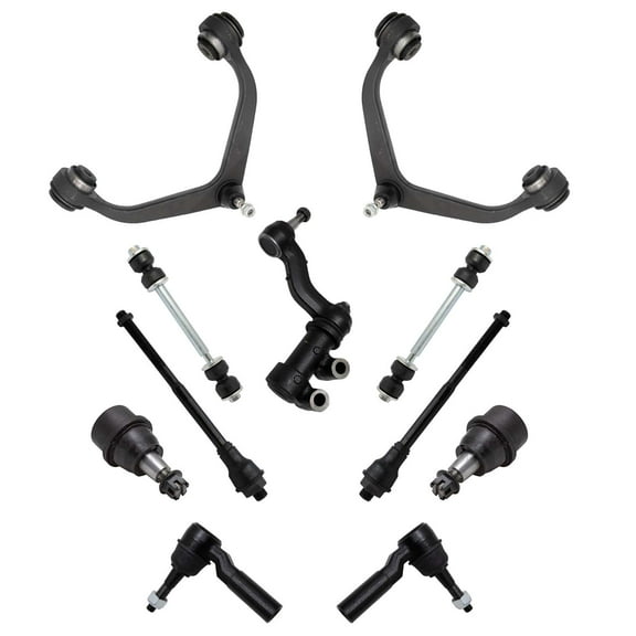 TRQ Front Steering & Suspension Kit Fits 11-18 Chevy Silverado 2500 3500 Sierra PSA32021 Fits select: 2011-2018 CHEVROLET SILVERADO, 2011-2018 GMC SIERRA