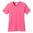thumbnail image 5 of Ladies Core Cotton Tee Neon Pink S, 5 of 6
