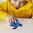 thumbnail image 3 of Turtle Fidget Clicker, Desk Accessory and Keychains for Teens and Adults, 3D Printed Turtle Clicker Fidget Toys Gifts for Adults to Relief Stress Pass the Time(Blue), 3 of 8