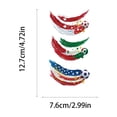 thumbnail image 3 of Tatuajes temporales para rostro y cuerpo: tatuajes de fútbol resistentes al agua para aficionados al deporte, decoraciones para animar a los hinchas en los partidos, divertidos recuerdos para fi, 3 of 6