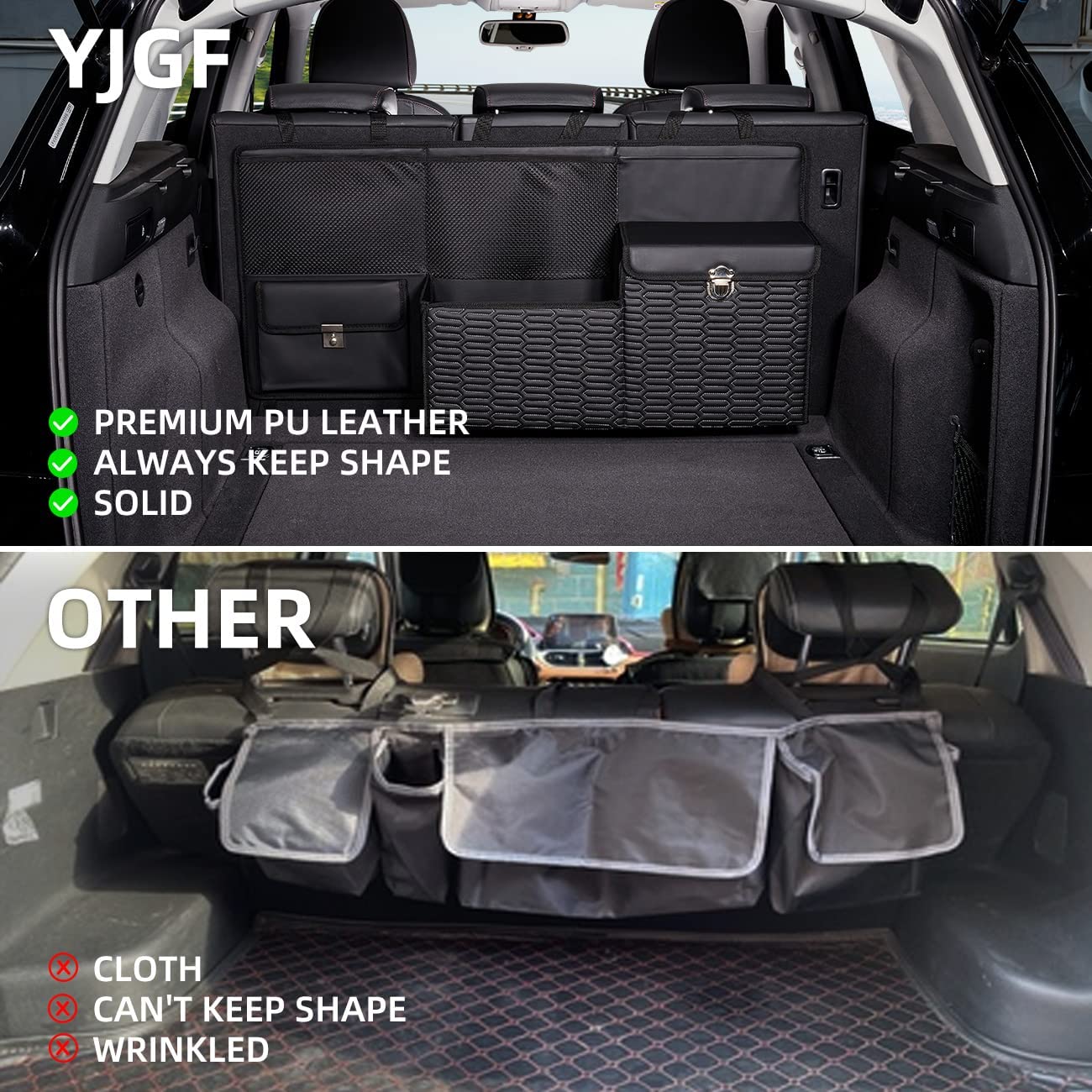 Car Trunk Organizer Box Foldable Storage Tidying Bag Accessories For Dodge  Journey Charger Ram 1500 Caliber Nitro Caravan Dart