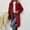*Red, variant on ClodeEU Womens Fleece Long Coat, Oversized Sherpa Button Up Coat, Fall Fashion Warm Outwear Black,Womens Plus XL