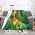 thumbnail image 2 of XMXT Flannel Throw Blanket for Couch, Beautiful Tropical Plant Bed Sofa Decor Blankets for Home Bedroom, 50 x 40 inches, 2 of 9