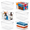XL (Pack of 6), variant on Large (Pack of 6) Plastic Stackable Storage Containers with Lids