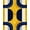 Blue, Pattern 2, variant on ODIKA 4'x6' Machine Washable Non-Slip Area Rug, Stylish Mid Modern in Vibrant Line Art Design High Traffic Rug, Blue, 243599
