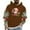 Coffee#1, variant on Mens Hoodies Christmas Sweatshirts Cute Santa Claus and Elf Novelty Hooded Holiday Pullover Sweatshirts for Men