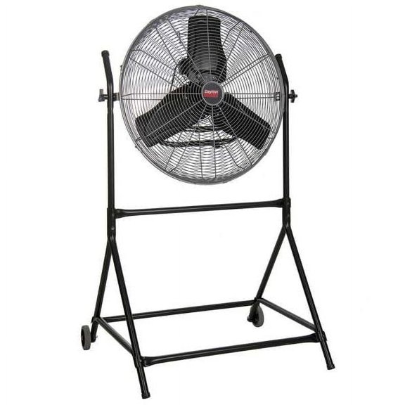 Dayton Mobile Floor Fan,1500/1300/1100 RPM 61LD83