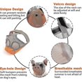 thumbnail image 4 of Short Snout Dog Muzzle Bulldog Muzzle, Stop Dog For Biting Barking Chewing, Adjustableshort Mouth Dog Anti-bite Anti-eating Mask Pet Supplies, 4 of 5