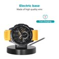 thumbnail image 3 of MesaSe Wireless Charger for Xiaomi Watch S1 Active USB Charging (Black w/ Base), 3 of 7