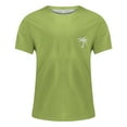 thumbnail image 2 of Sngxgn Men's Lightweight Short Sleeve Crew Neck T-Shirt(Green,XL), 2 of 3