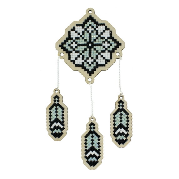 Diamond Painting Dreamcatcher kit for Creativity & Leisure, Diamond Mosaic Ornament KIT Dreamcatcher - Wind Song WWp405 square acrylic rhinestones for diamond art sorted