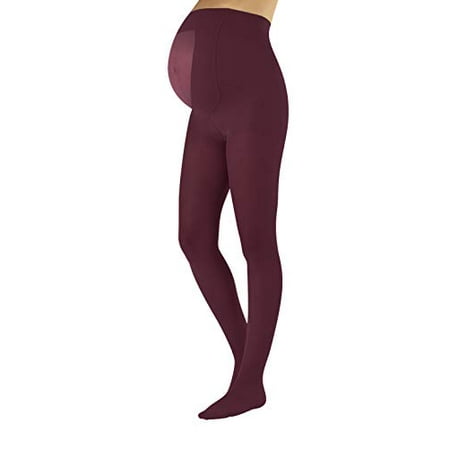 

Calzitaly - Opaque Maternity Pantyhose - Pregnancy Tights for Women - 100 DEN Italian Hosiery (M Wine)