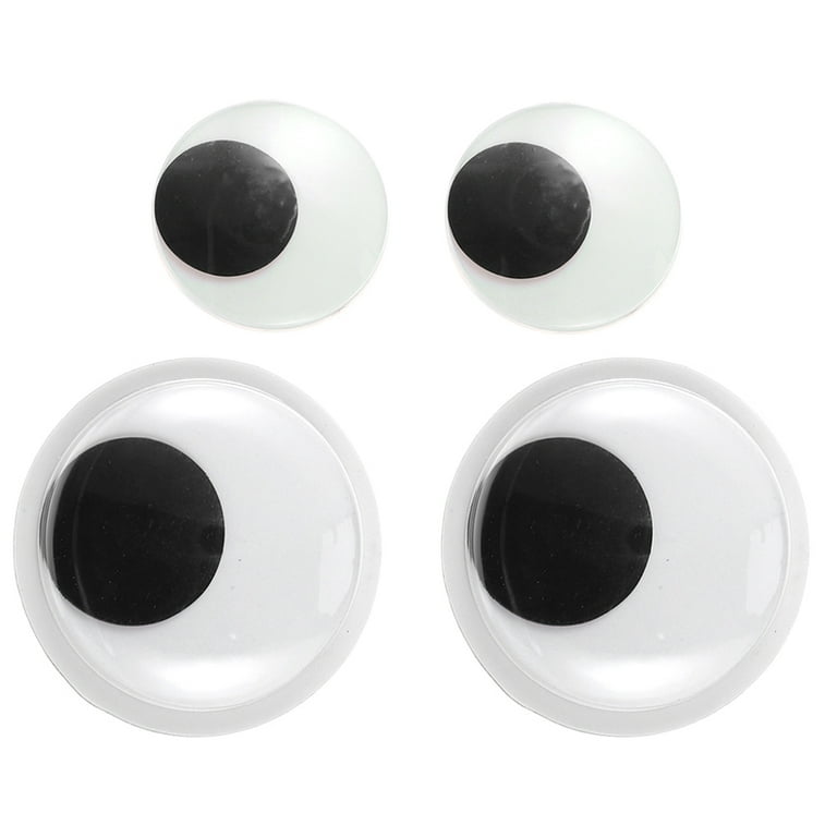 1 Set 4 Pcs Creative Googly Eyes Eco-friendly Wiggle Eyes Black White Eye  Toys (Assorted Color) 