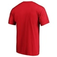 thumbnail image 3 of Men's Red Wisconsin Badgers Stacked Laces T-Shirt, 3 of 3