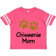 thumbnail image 3 of Inktastic Chiweenie Mom Paw Print Girls Toddler T-Shirt, 3 of 5