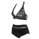 thumbnail image 3 of WILLBEST Trajes de Baño Mujer Con Falda Traje de Baño Bikini Estampado de Cintura Alta Con Tiras Acolchadas Extraíbles Para Mujer, 3 of 7