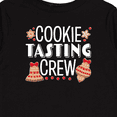 thumbnail image 4 of Inktastic Christmas Cookie Tasting Crew with Holiday Cookies Boys or Girls Long Sleeve Toddler T-Shirt, 4 of 5