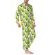 thumbnail image 2 of Balery Corn Cob Pijama para Hombre de Dos Piezas con Manga Larga, Conjunto de Dormir y Descanso Suave con Bolsillos-Large, 2 of 7