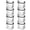 12PCS, variant on 1 PC Heavy Duty Clear PVC Storage Bag for Clothes Moving, 32x24x25cm Stackable Tote with Handle and Zipper, College Dorm Home Organization