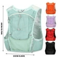 thumbnail image 3 of Dsseng Gilet d'Hydratation Sac à Dos de Randonnée Sac à Dos d'Eau Sac à Dos d'Hydratation pour l'Extérieur, 3 of 21