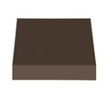 thumbnail image 2 of Awntech 4.375 ft New Yorker Fixed Awning Acrylic Fabric, Brown, 2 of 2