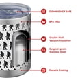 thumbnail image 4 of 12oz Tumblers Black Bigfoot Pattern Vacuum Insulated Stainless Steel Travel Tumbler Cups Mug with Lid and Straw for Beer,Coffee,Beverages with Cleaning Brush for Cold & Hot Drinks, 4 of 5