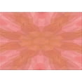 thumbnail image 1 of Ahgly Company Indoor Rectangle Patterned Bright Orange Area Rugs, 2' x 4', 1 of 6