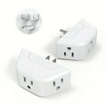 thumbnail image 1 of MesaSe 1PC/2PCS 3-Way Multi Plug Outlet Extender - Compact Electrical Wall Outlet Splitter Adapter for Cruise Ship  Home Office  Dorm Room Essentials, 1 of 7