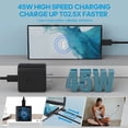 thumbnail image 3 of 45W USB-C Super Fast Wall Charger + 6FT Cable For Samsung Galaxy Note 10 S23[6FT Cable], 3 of 11