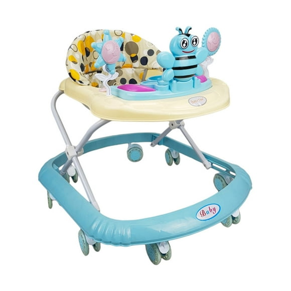 Andadera para Bebés The Baby Shop con llantas de gel y juguetero Azul -