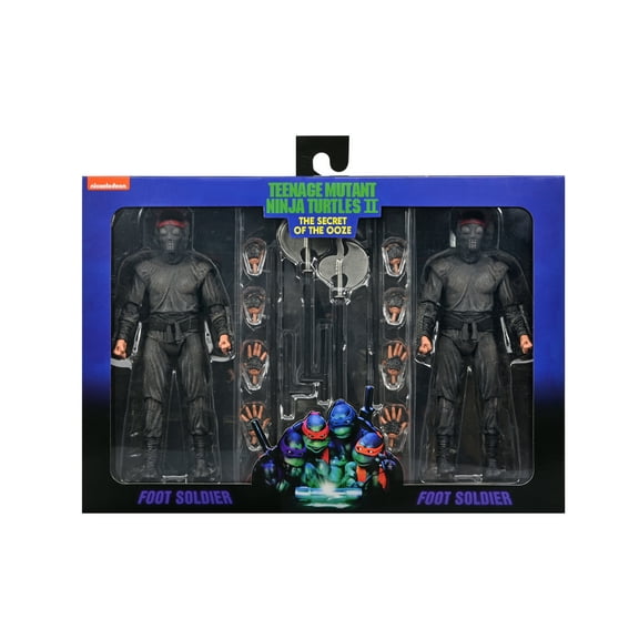 Teenage Mutant Ninja Turtles 2: Secret of the Ooze - 7" Scale Action Figure - Foot Soldier 2 Pack