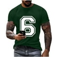 thumbnail image 2 of Tops para hombre, blusas y camisas de cuello redondo y manga corta para hombre, blusas estampadas de moda para hombre, jersey de cuello redondo y manga corta, blusa de poliéster para hombre., 2 of 6
