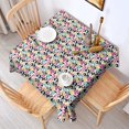 thumbnail image 2 of Leopard Print Square Tablecloth 60x60in(152x152cm) – Waterproof Polyester Printed Table Cover, Wrinkle Resistant & Washable for Kitchen Dining Picnic Party Decor, 2 of 6