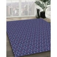 thumbnail image 2 of Ahgly Company Indoor Square Patterned Blue Whale Blue Area Rugs, 7' Square, 2 of 6