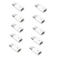 10 Pack Micro USB to Type C Adapter Converter MicroB to USBC
