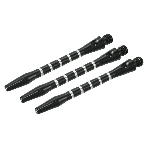 Uxcell 48mm Dart Shafts, 2BA Thread Aluminum Dart Stems - 3 Pack (Black)