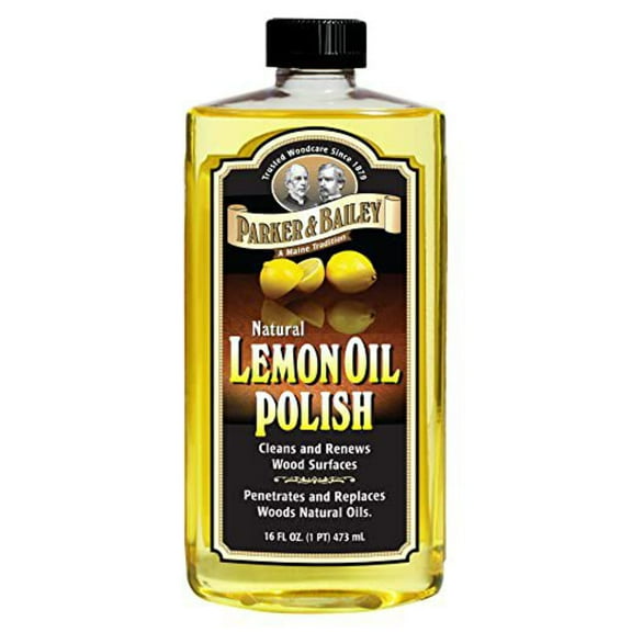 Parker & Bailey Liquid Wood Polish, Lemon Scent, 16 Fluid Ounce
