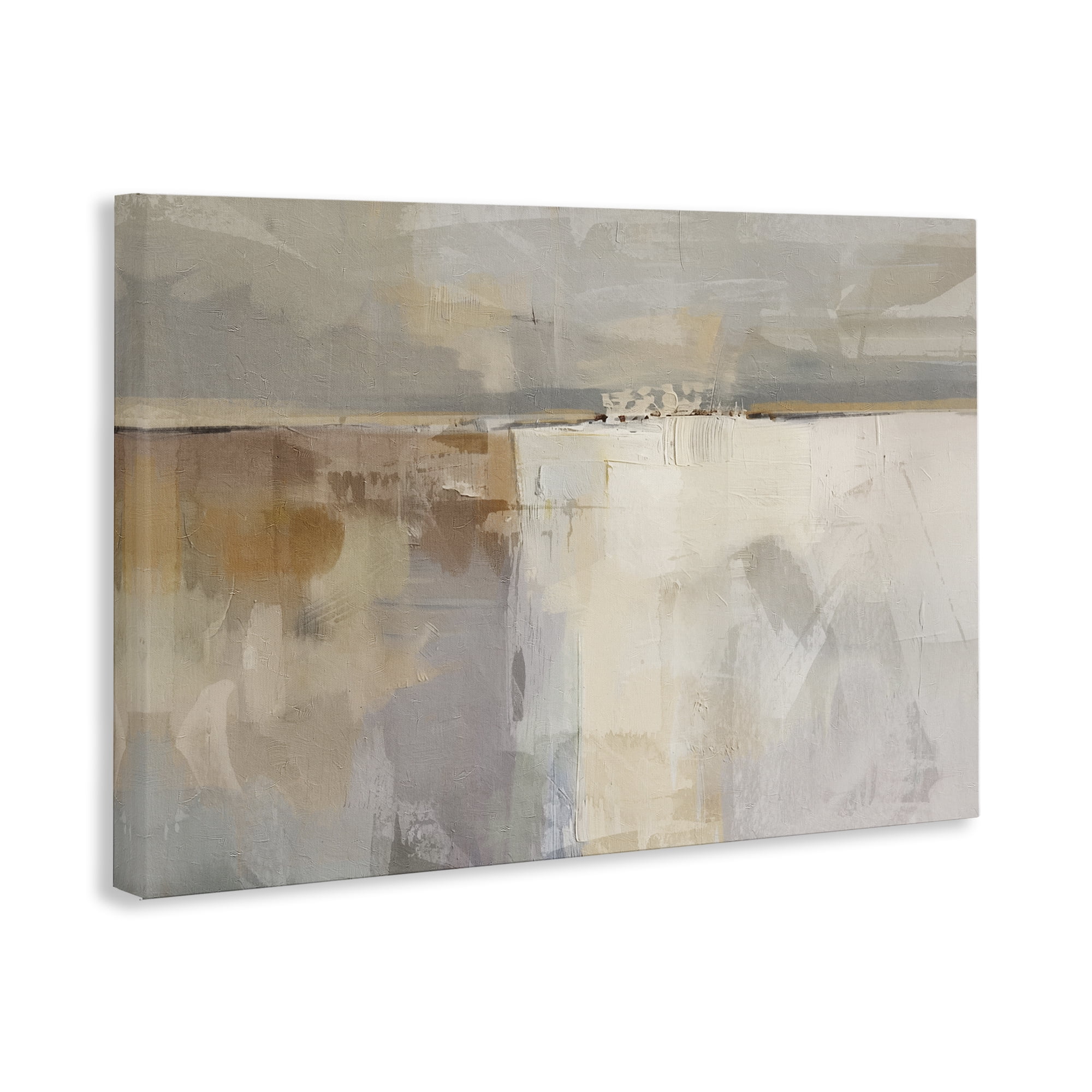 Stupell Industries Shimmering Meadow Illusion Abstract Painting Wrapped Canvas Art Print Wall Art, 30 x 20