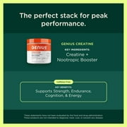 The Genius Brand Mushroom Coffee + Collagen - Daily Energy Support - Healthy Immune Function - Arabica Coffee with Cordyceps, Reishi & Lions Mane Mushroom Blend - 10.6 oz (30 Servings)