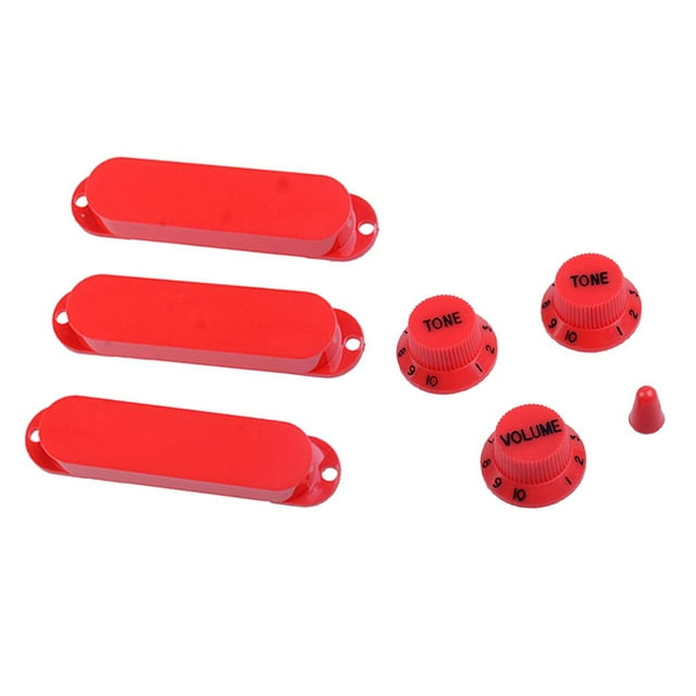 Juego de pastils cerradas para piezas de repuesto de guitarra eléctrica rojo Yuyangstore Cubierta de captación de bobina única