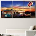 thumbnail image 2 of wall26 Canvas Print Wall Art Set Vintage 1950s Style American Diner at Sunset Food Cultural Photography Modern Art Chic Scenic Multicolor Ultra for Living Room, Bedroom, Office - 24"x36"x3, 2 of 5