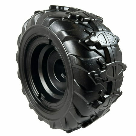 Genuine Power Wheels 3900-6454 Black Wheel For Jurassic World Dino Racer ATV