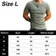 thumbnail image 2 of Camisetas para hombre Sudadera de manga corta con 3 botones Camisa con tapeta frontal de algodón Camisas con cuello redondo, 2 of 5