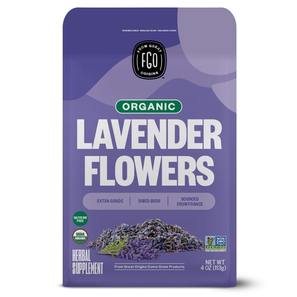 Flores de Lavanda Orgánicas Secas Extra Grado FGO 113 g