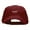Wine, variant on Piano Top View Embroidered Low Profile Dyed Cotton Twill Cap - Black OSFM