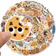 thumbnail image 3 of Stickers Jaurney 50 piezas, calcomanías de vinilo impermeables con diseño de galletas, 3 of 7