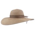 thumbnail image 1 of Top Headwear Womens Fashion Floppy Sun Hat con arco de encaje - natural TOP HEADWEAR Sombrero para el sol, 1 of 2
